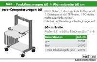 Toro - Computerwagen 60 cm, grau