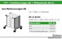 Toro - Narkosewagen 60 cm, grau