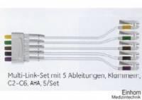 Multi-Link-Set, 5 Ableitungen, Klammern, AHA, C2-C6, 74 cm