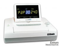 Fetal Monitor ECOtwin LED, 7-Segment LED Anzeige mit 2 Sonden