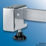 Wandschienenklaue für Normschienen, mit Aufnahme Ø 18 mm
