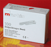 Einmal-Skalpellklingen martin Fig. 18 steril (100 Stck.)
