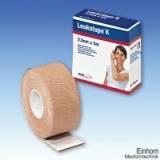 Leukotape K Klebebinde, 5 m x 2,50 cm, hautfarben