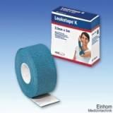 Leukotape K Klebebinde, 5 m x 2,50 cm, blau