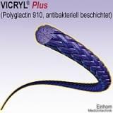 VICRYL Plus 3/0=2 violett geflochten Nahtmaterial Fadenlänge 3x45cm (36 Stck)