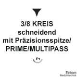 ETHILON P1 MULTIPASS 6/0=0,7 schwarz Nahtmaterial Fadenlänge 45 cm (36 Stck.) (monofil )