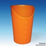 Trinkbecher mit Nasenausschnitt orange 200 ml