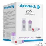 alphacheck TOTAL Sicherheits-Pen-Nadeln 30 G x 5 mm (100 Stck.)