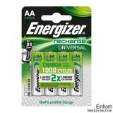 Energizer NiMH Akkumulatoren Universal Mignon AA HR6 1,2 V (4er-Pack) (1300 mAh#E301376004#)