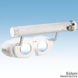LED Nystagmusbrille weiß, Batterieversion