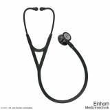 3M Littmann Cardiology IV Diagnostic Stethoskop High Polish Smoke Edition (Schlauch schwarz, Schlauc