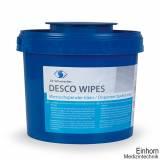 Desco Wipes Vliestuchspender klein, blau (1 Spendereimer) unbefüllt, 3 Ltr.