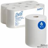 SCOTT Control Slimroll Rollenhandtücher 1-lagig, weiß, 19,8 cm x 165 m (6 Rl.)
