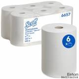 SCOTT Control Slimroll Rollenhandtücher, 1-lagig, weiß, 20 cm x 165 m (6 Rl.)