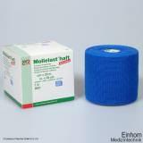 Mollelast haft color latexfrei Fixierbinde blau, 20 m x 8 cm