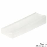 Injektionskissen Gabi 45 x 15 x 8/4 cm PVC-Bezug elfenbeinweiß