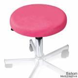 Hockerbezug Frottee pink für Hocker 40 bis 45 cm Ø