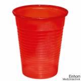 Mundspül- / Laborbecher 180 ml rot (100 Stck.)