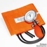 Prakticus II Blutdruckmessgerät Ø 68 mm 2-Schlauch, orange, kpl. im Etui