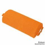 Nackenrollenbezug Frottee orange, für Halbrollen 40 cm