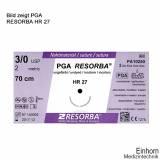 PGA-RESORBA HR 27 2/0=3 violett, Nahtmaterial Fadenlänge 70 cm (24 Stck.) (#PA10218#)