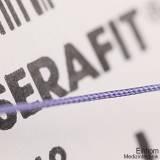 SERAFIT 2/0=3, violett, Nahtmaterial Fadenlänge 6x45cm (24Stck.)
