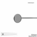 Kehlkopfspiegel ohne Griff, Fig. 3, Ø 16 mm, aus Rhodium