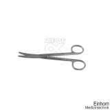 MAYO STILLE Schere TC, gebogen, stumpf/stumpf, 15 cm