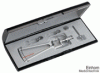 schiötz Augentonometer A, silber, Spezifikation 5, mit gerader Skala (mit Prüfprotokoll)