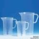 Messbecher, PP, erhabene blaue Skala, 100 ml
