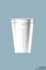 Einmal-Becher 125 ml, PP, farblos ohne Deckel (50 Stck.), 1 Beutel