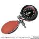 DuraShock DS55 Manometer allein Ø 50 mm, verchromt, 1-Schlauch, ohne Manschette (mit rotem Schutzrin