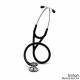 3M Littmann Cardiology IV Diagnostic Stethoskop schwarz, Bruststück und (Schlauchanschluss hochglanz, 1 Stück