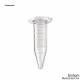 Tubes 5,0 ml Biopur farblos, konisch mit Schnappdeckel (50 Stck.)