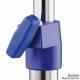 ISS Kunststoffbuchse ultramarineblau RAL5002 montiert mit T-Griff M6 Niro