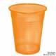 Mundspül- / Laborbecher 180 ml orange (100 Stck.)