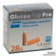 Gluceofine Pro Safety Sicherheits- lanzetten 28 G x 1,5 mm (100 Stck.)