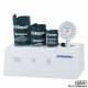 e-mega Blutdruckmessgerät Ø 63 mm Set I weiß, 1-Schlauch, mit 3 Manschetten (mit Box)